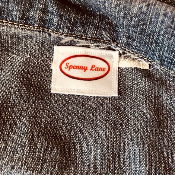 Spenny Lane Custom Denim Jean Jacket Vest Lady Antebellum Sz Small - Picture 11 of 11